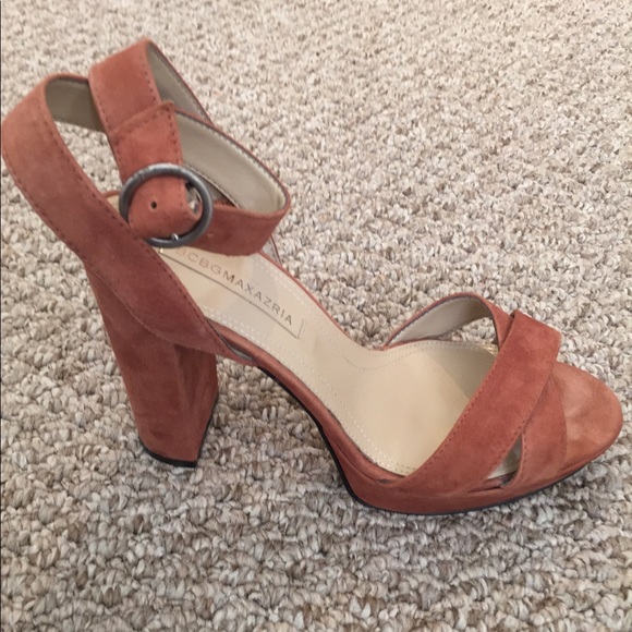 BCBG MAXAZRIA Suede Heels - Picture 2 of 5